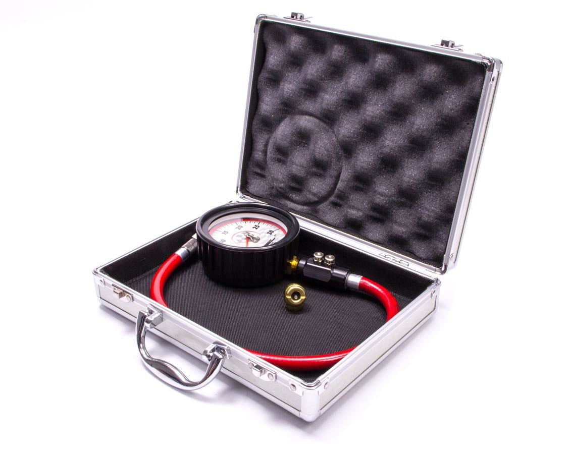 LONGACRE Tire Gauge 0-30PSI 3.5in GID Dual Bleed Magnum LON52-52021