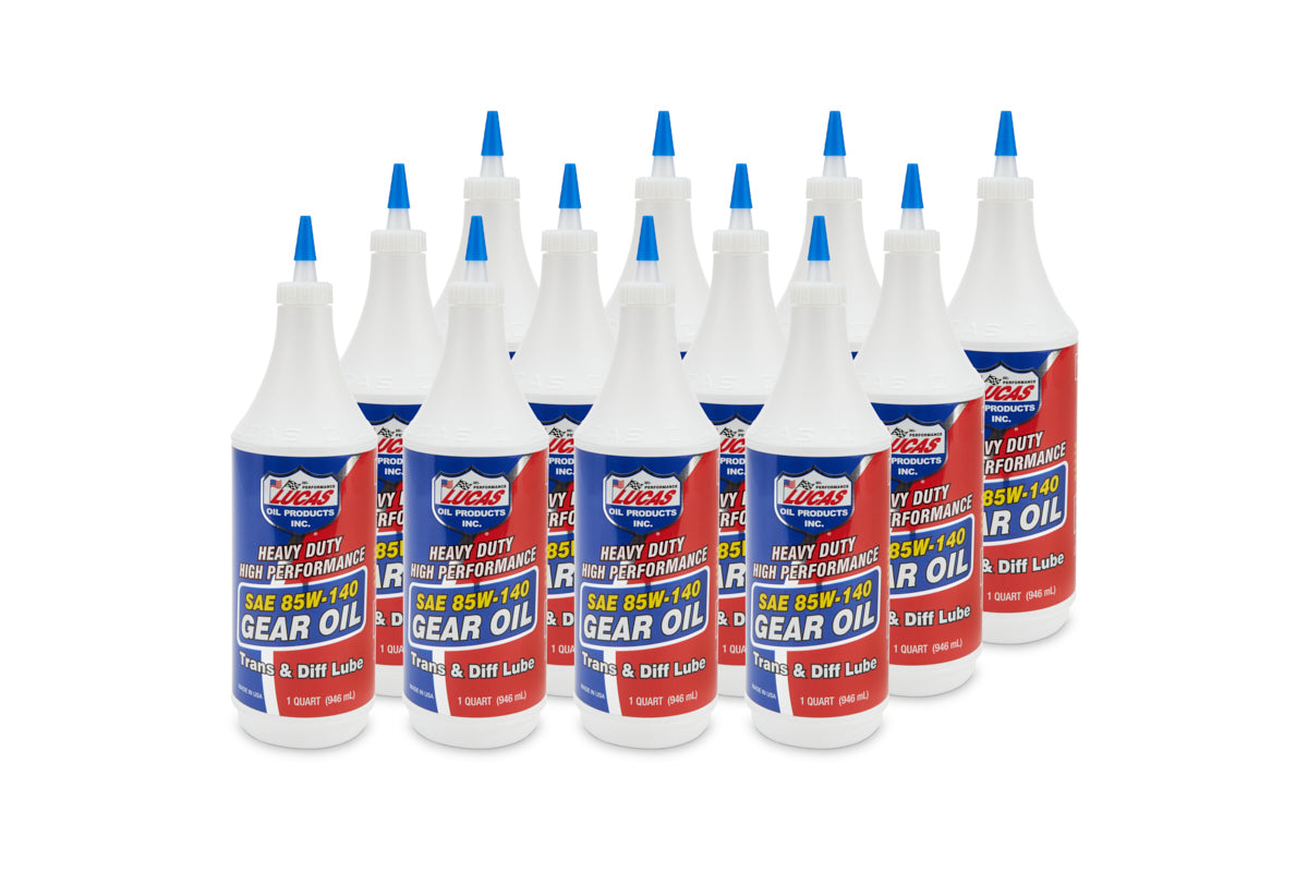 LUCAS OIL 85w140 Gear Oil Case/12 LUC10042-12