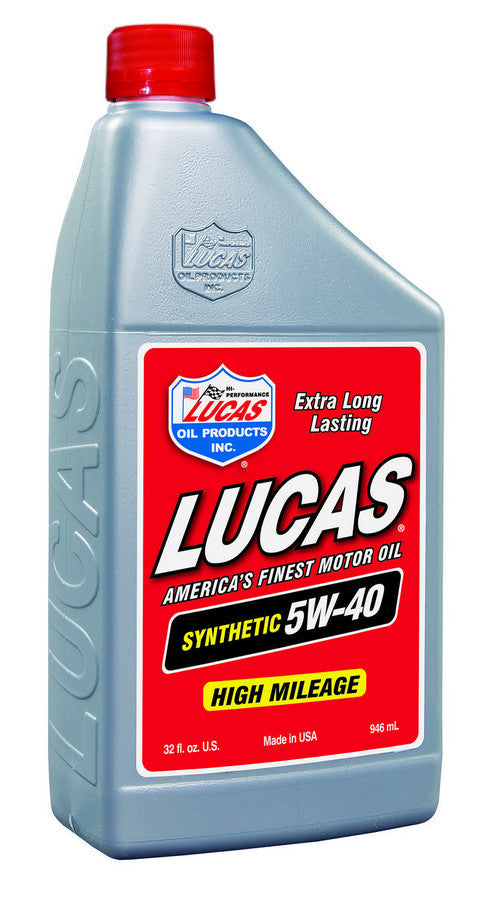 LUCAS OIL Synthetic SAE 5w40 API Sp Motor Oil 1 Quart LUC10189
