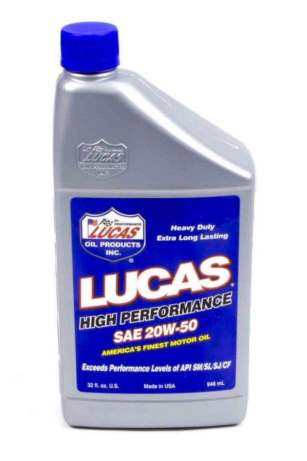 LUCAS OIL 20w50 Plus Motor Oil 1 Qt Petroleum LUC10252