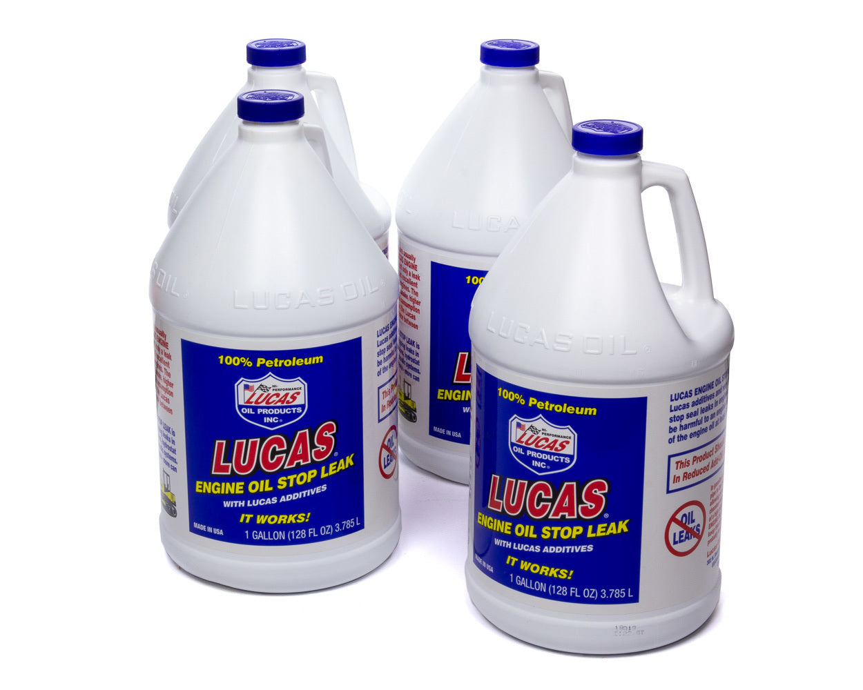 LUCAS OIL Engine Oil Stop Leak Case 4x1Gallon LUC10279-4