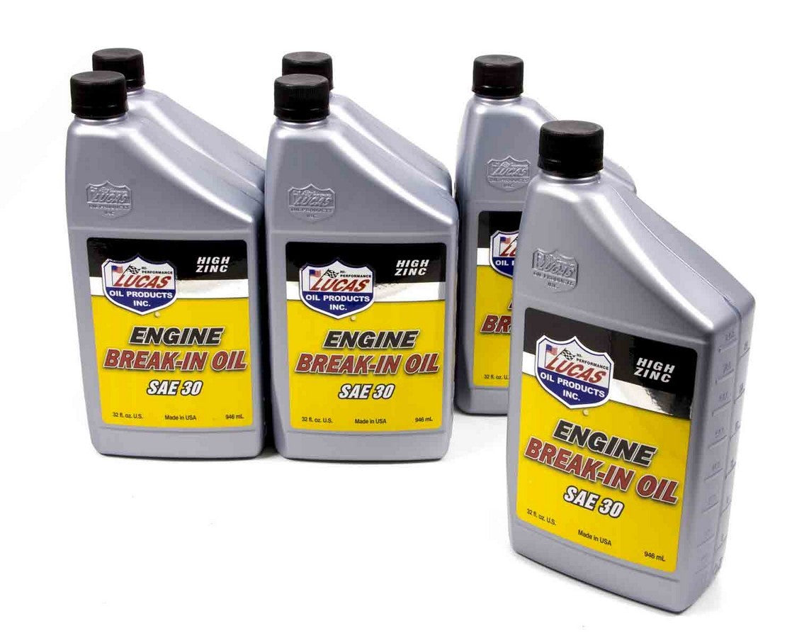Lucas Oil 30w Break-In Oil 6x1 Qt MPN LUC10630-6