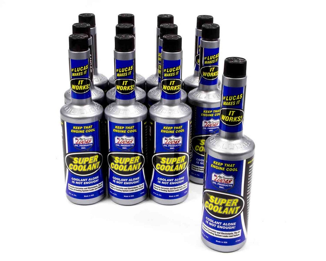 LUCAS OIL Super Coolant Radiator Additive 12x16oz LUC10640-12