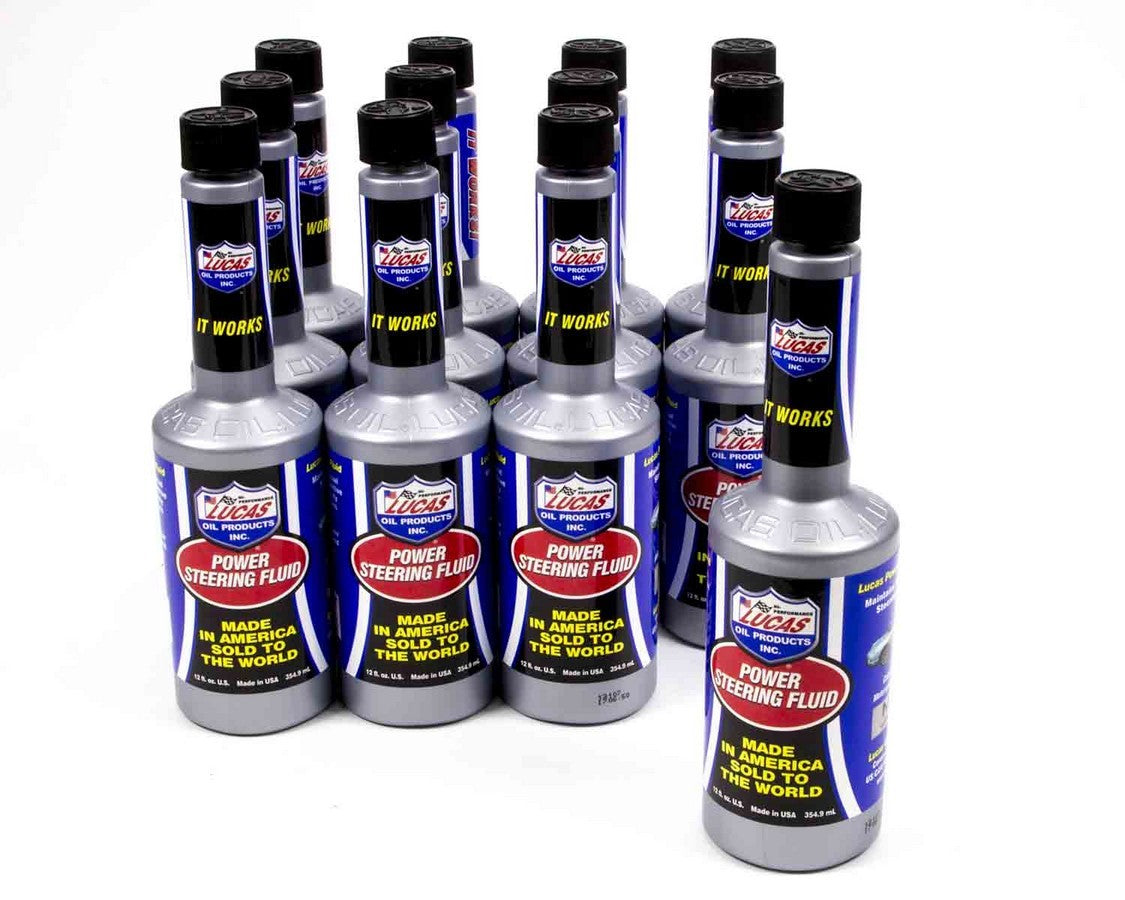 LUCAS OIL Power Steering Fluid Case 12x12oz LUC10823-12