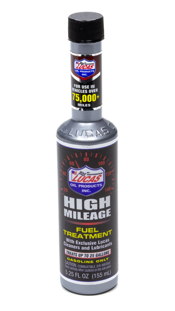 LUCAS OIL High Mileage Fuel Treat ment 5.25 Oz. LUC10977