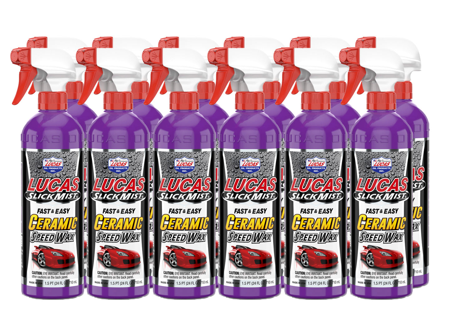 LUCAS OIL Ceramic Speed Wax 24oz Case 6 x 24oz Bottles LUC11294-6