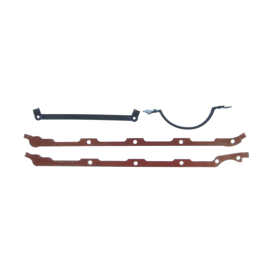 Mahle Original/Clevite Oil Pan Gasket Set - BBC Gen-4 Notched Side Rail MPN M77OS32513 For Chevy
