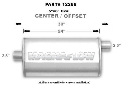 Magnaflow Perf Exhaust Stainless Steel Muffler -MAG12286
