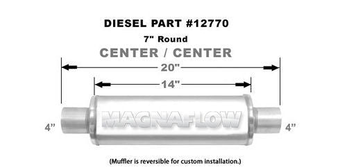 Magnaflow Perf Exhaust Stainless Steel Muffler -MAG12770
