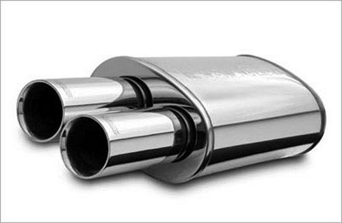 Magnaflow Perf Exhaust Stainless Muffler 2.25in In / Dual 3in Tips Out -MAG14815