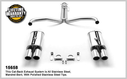 Magnaflow Perf Exhaust 86-91 Corvette 5.7L Cat Back Kit -MAG15658