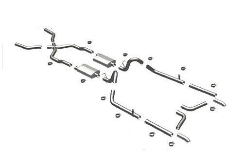 Magnaflow Perf Exhaust 55-57 Chevy Bel Air Crossmember Back Exhaust -MAG16792