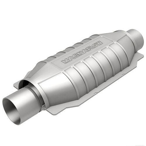 Magnaflow Perf Exhaust SS Cat Converter Oval Universal 2.25 In/Out -MAG94005