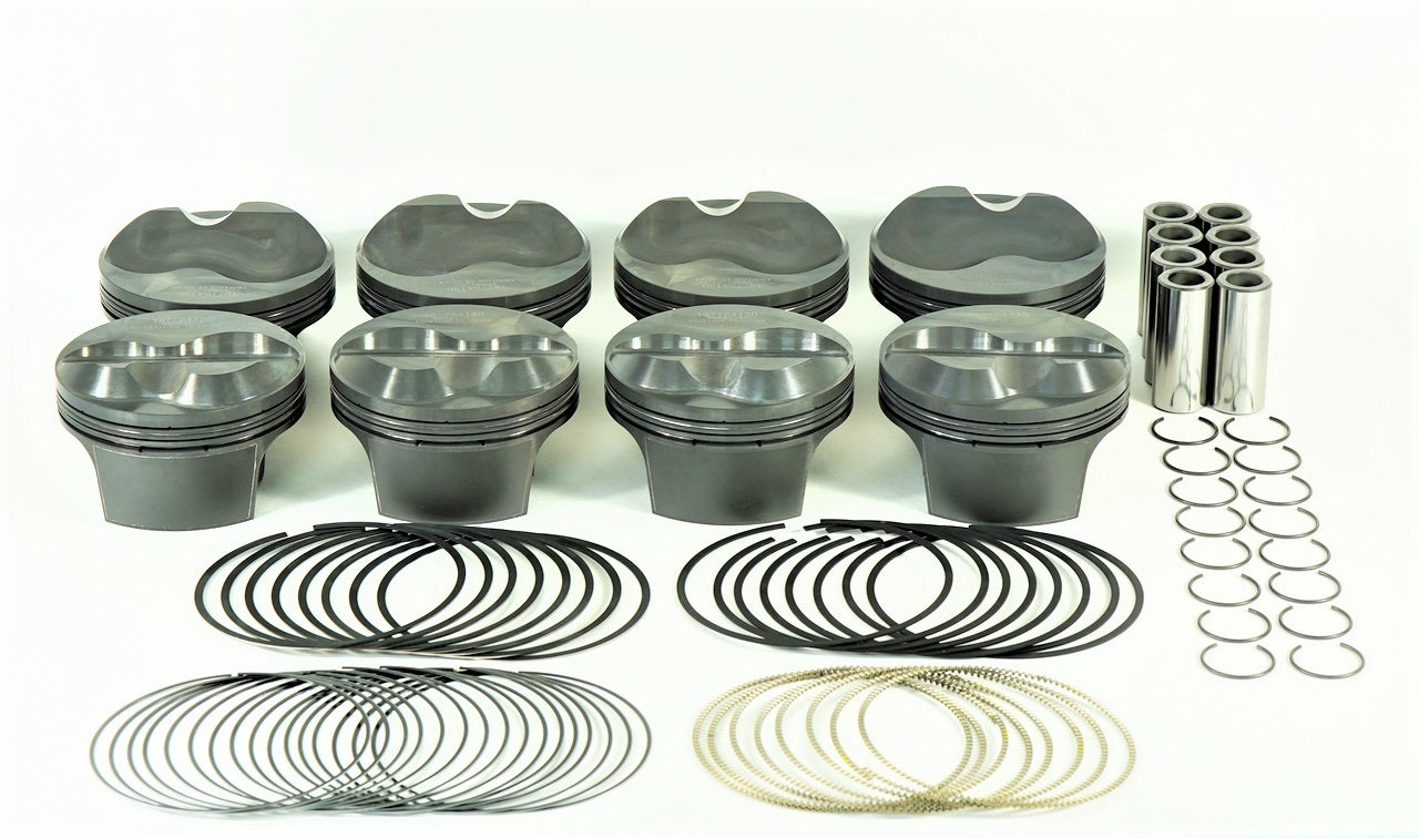 Mahle Pistons SBC Dome Powerpak Piston Set 4.030 Bore +12cc MPN MAH197754130 For Chevy