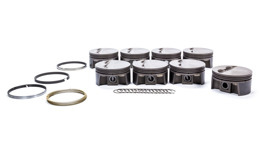 Mahle Pistons SBC PowerPak F/T Piston Set 4.040 Bore MPN MAH930200040 For Chevy