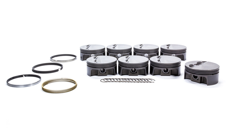 Mahle Pistons SBC PowerPak F/T Piston Set 4.125 Bore MPN MAH930200725 For Chevy
