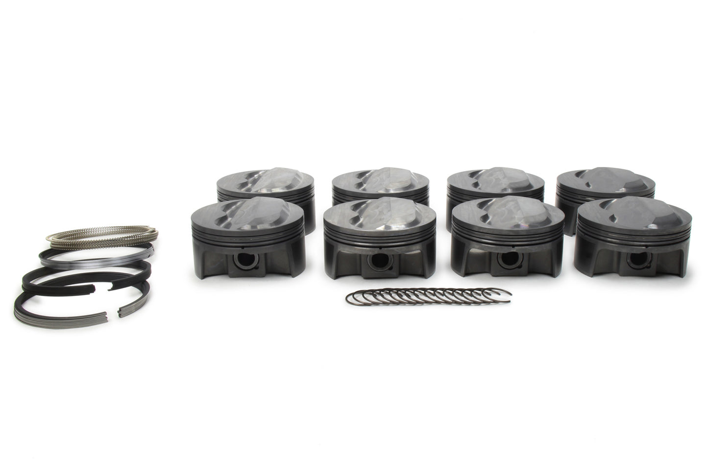 Mahle Pistons SBC PowerPak Domed Piston Set 4.030 Bore MPN MAH930207930 For Chevy