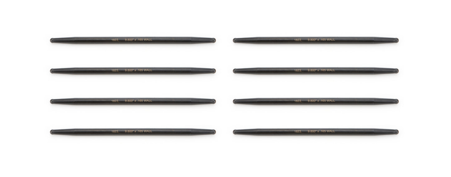 MANLEY 7/16 Moly Pushrods 9.800 .165 Wall MAN25175-8