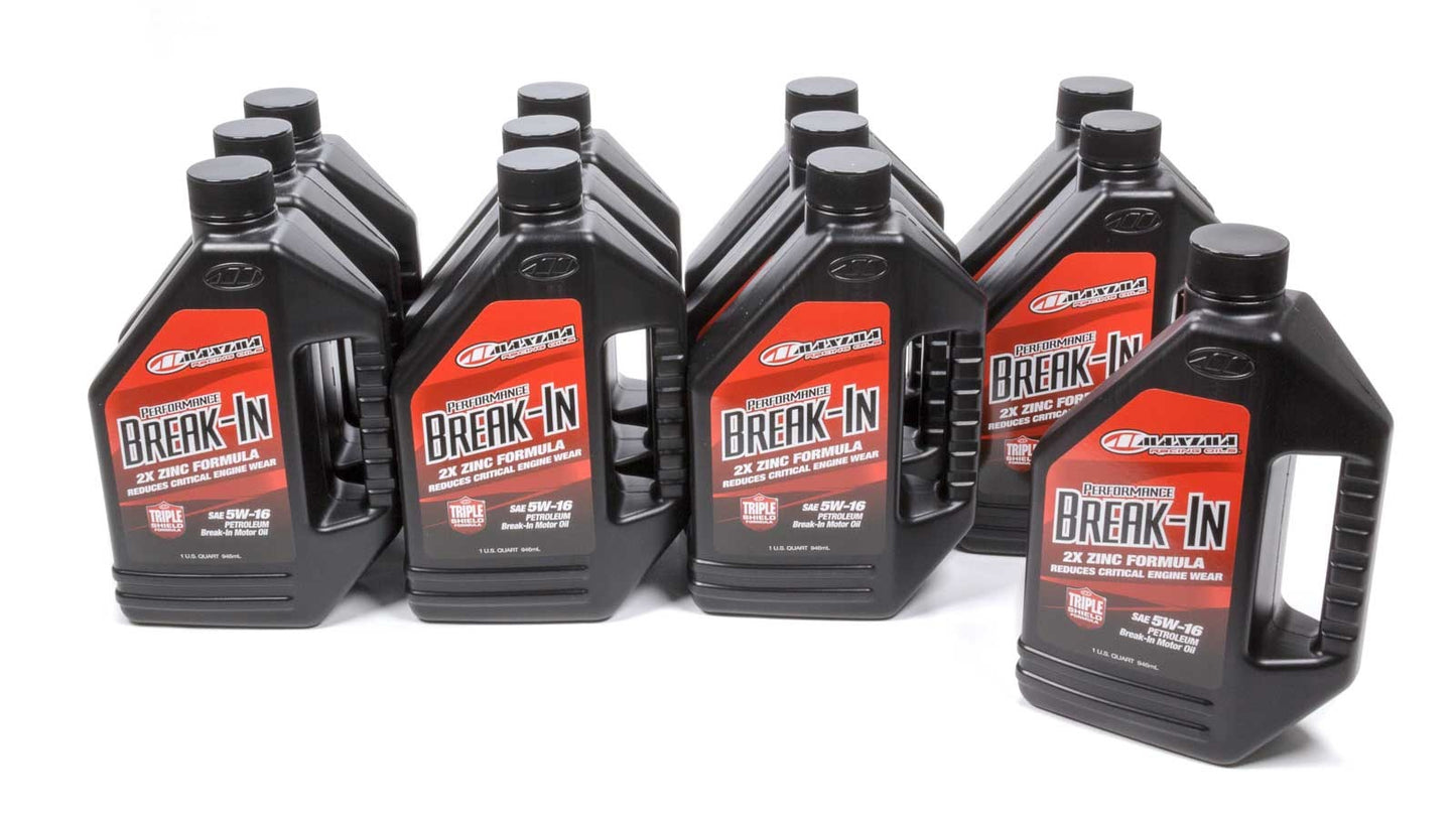 Maxima Racing Oils 5W16 Break-In Oil Case 12x1 Quart MPN MAX39-09901