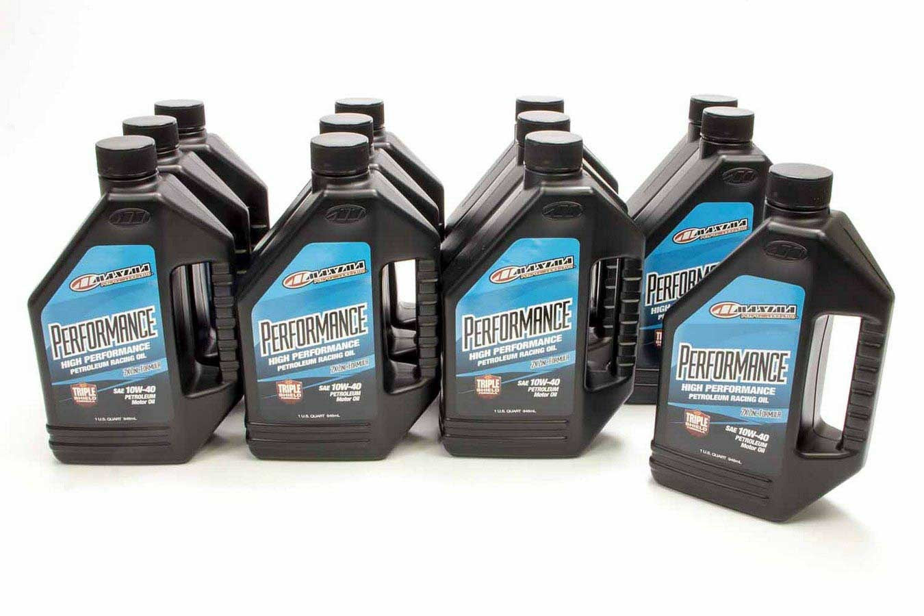 MAXIMA RACING OILS 10w40 Petroleum Oil Case 12x1 Quart Performance MAX39-34901