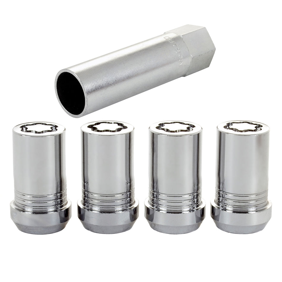 MCGARD Wheel Locks 14mm x 1.5 Cone Seat 4 Pack Chrome MCG25115