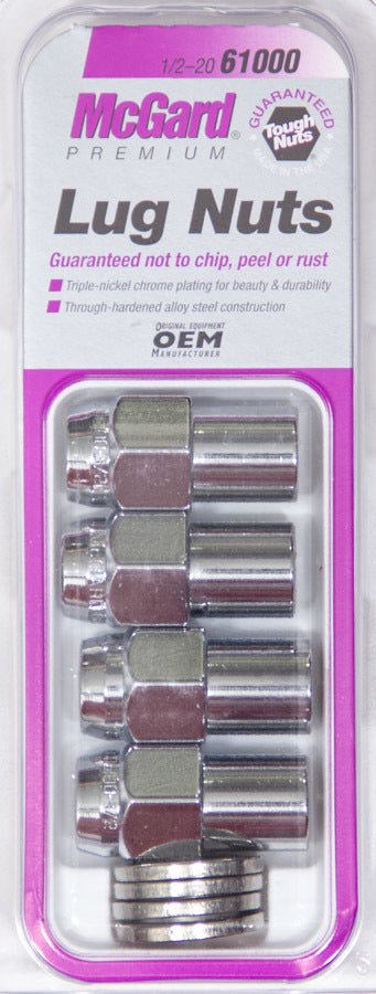 MCGARD LUG NUT 1/2 STD SHANK (4) MCG61000