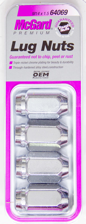 MCGARD Lug Nuts M14x1.5 4 Pack MCG64069