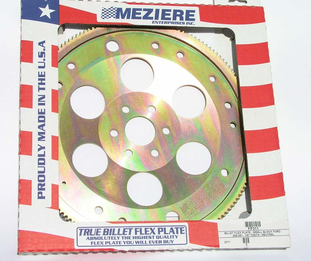 Meziere Billet Flexplate - SFI SBF 289-351 157 Tooth MPN MEZFP311 For Ford