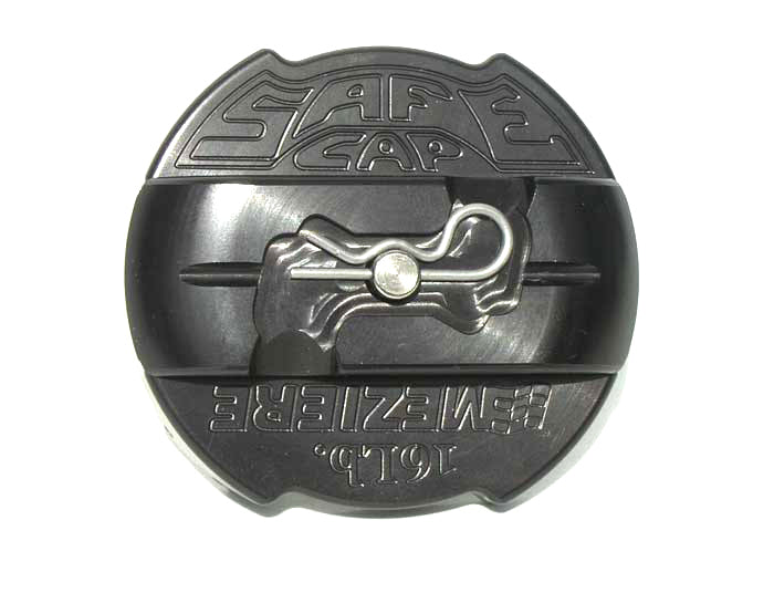 Meziere 16lb. Safecap Radiator Cap - Black Anodized MPN MEZWCC301