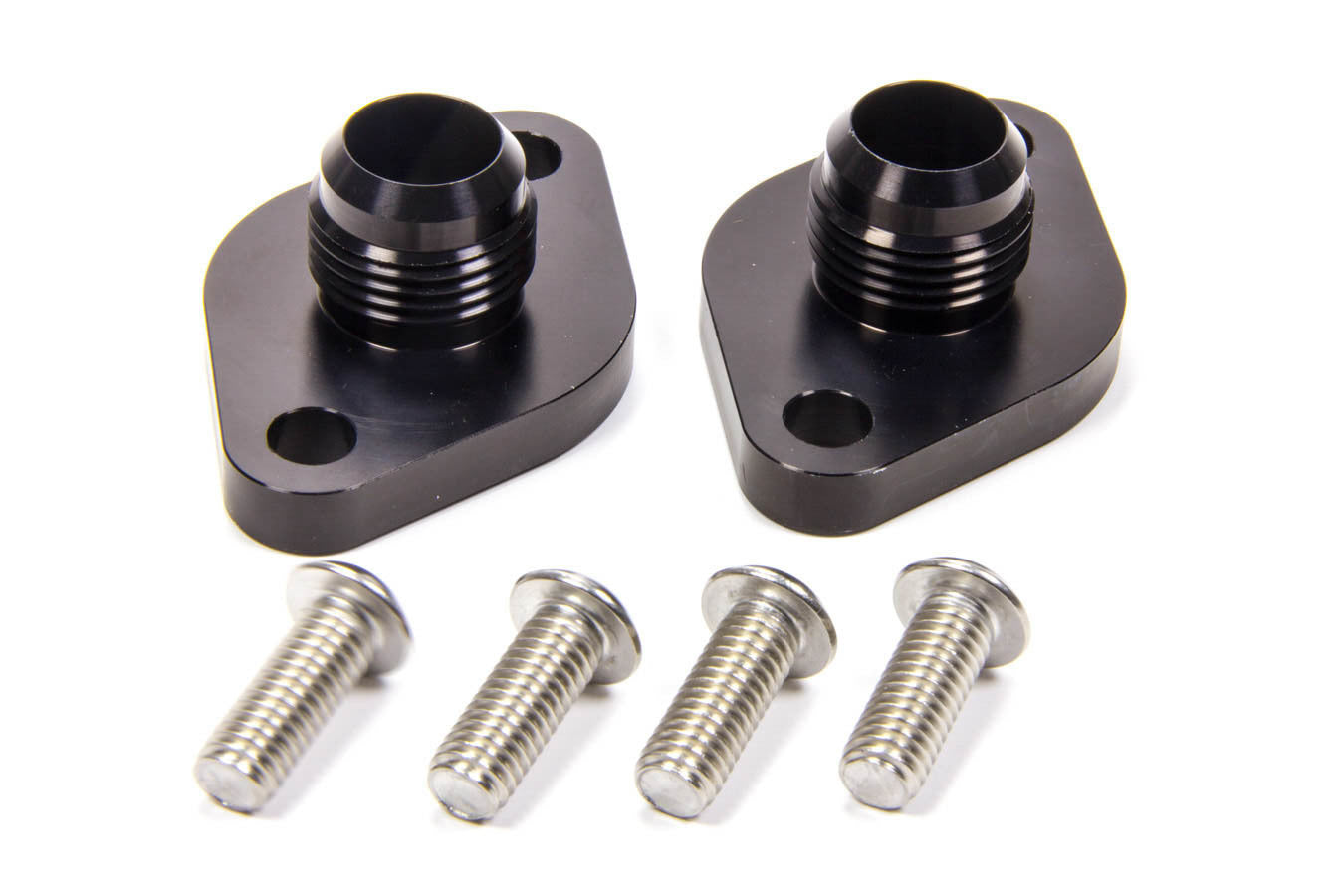 MEZIERE BBC #12 Water Pump Port Adapters - Black (2pk) MEZWP8012ANS