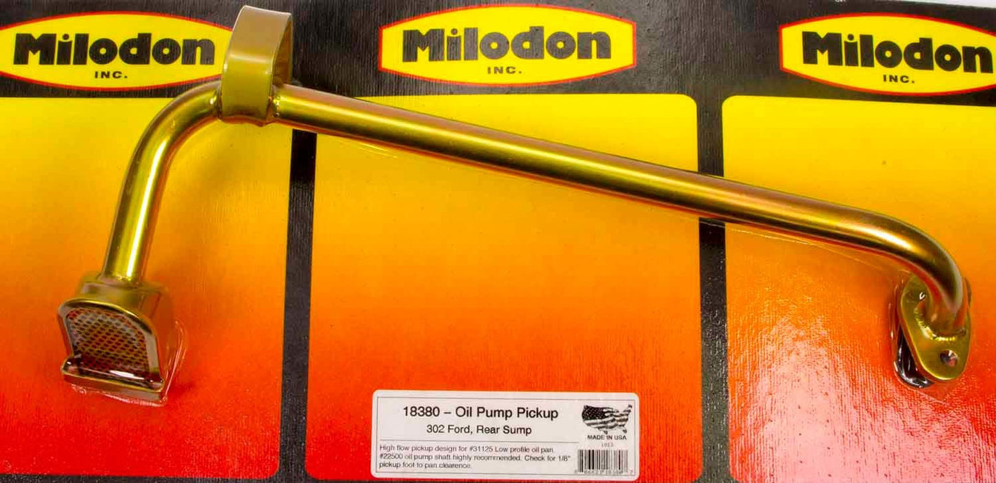 Milodon Oil Pump Pick-Up MPN MIL18380 For Ford Pickup