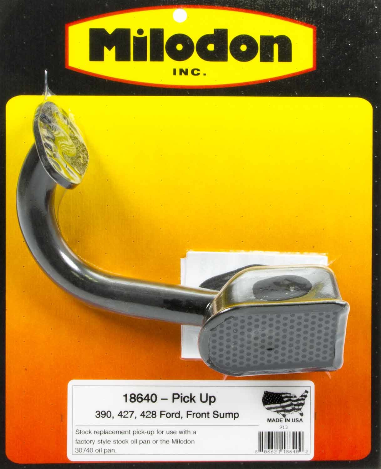 Milodon Oil Pump Pick-Up MPN MIL18640 For Ford FE-Series, Pickup