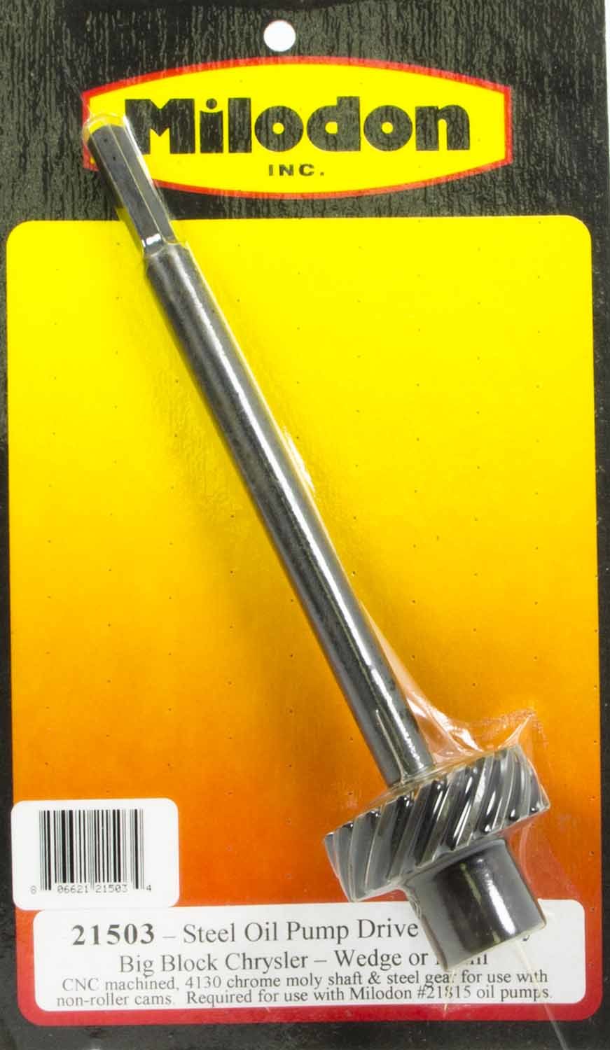 MILODON BBM Steel Oil Pump Drive Gear MIL21503