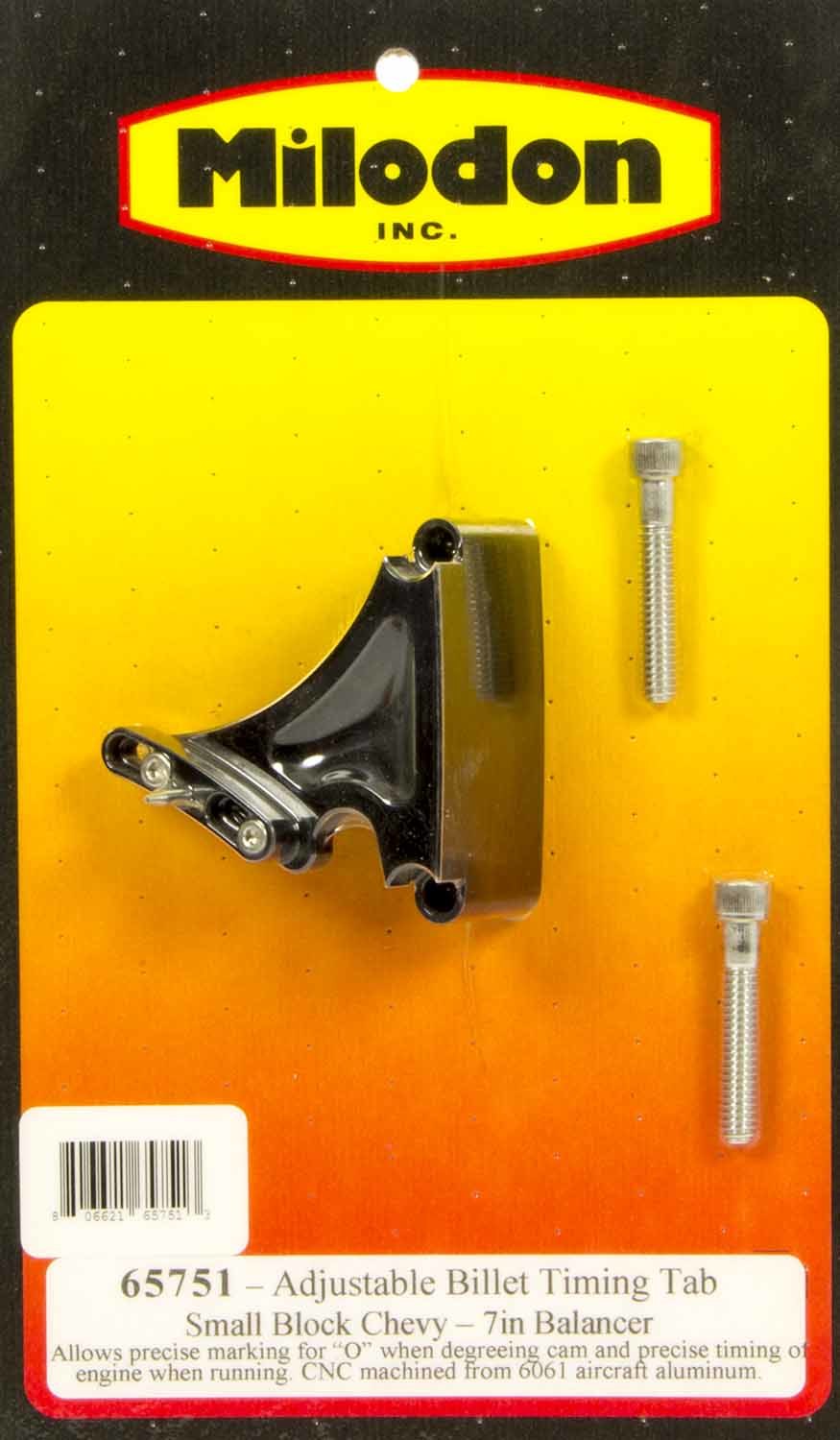 Milodon SBC Timing Pointer - 7in Balancer MPN MIL65751 For Chevy