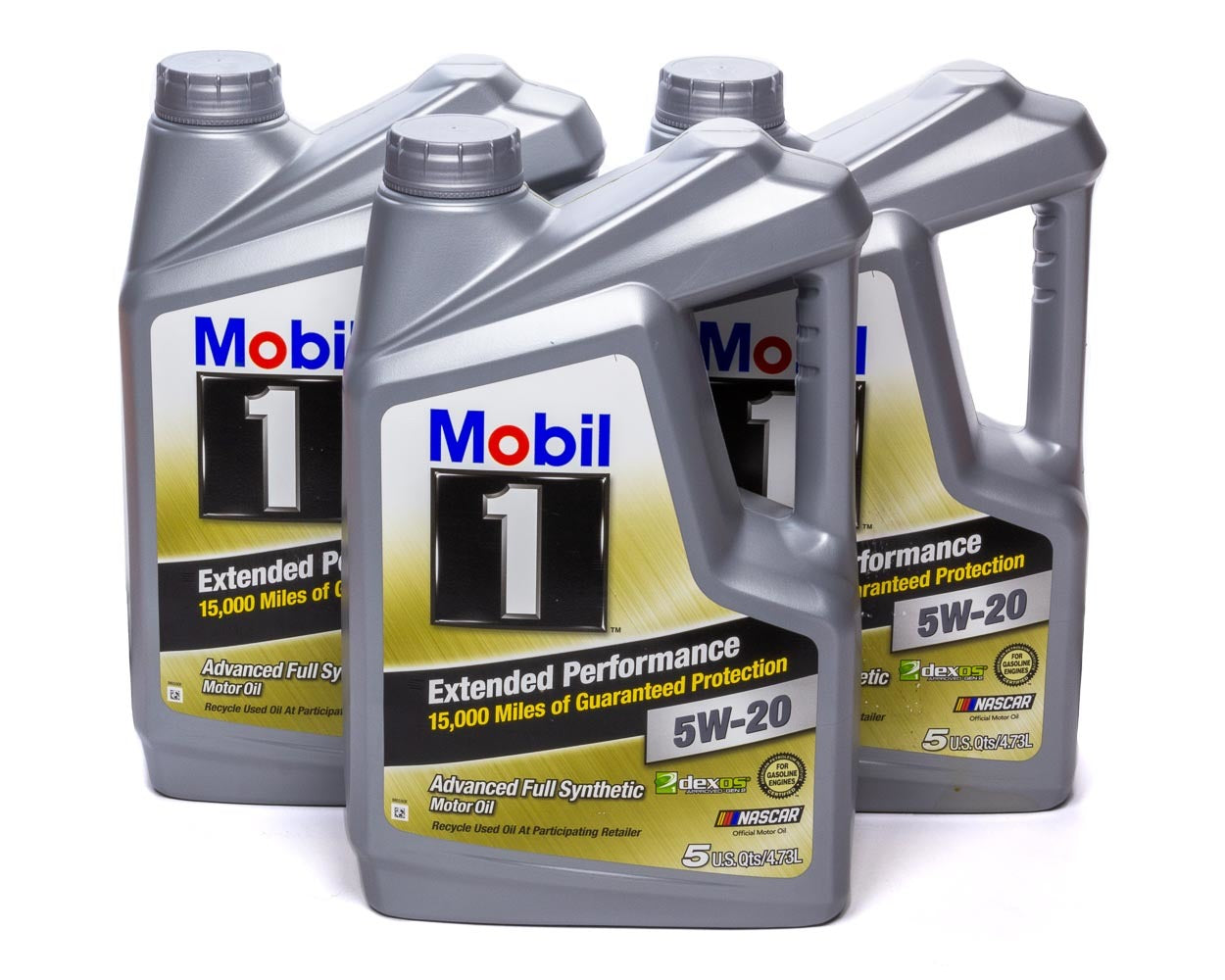 Mobil 1 5w20 EP Oil Case 3x5 Qt Bottles MPN MOB120765