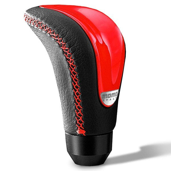 MOMO AUTOMOTIVE ACCESSORIES Combat EVO Shift Knob Leather Red Insert MOMCTERED