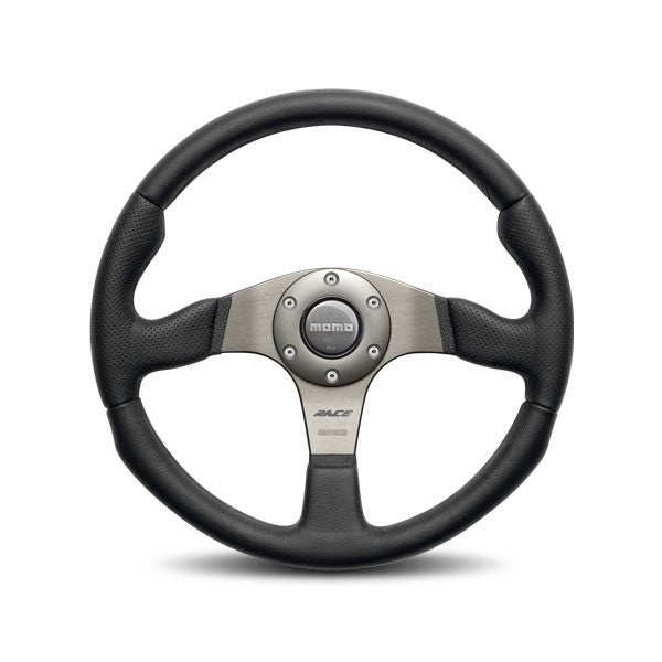 MOMO AUTOMOTIVE ACCESSORIES Race 320 Steering Wheel Leather / Airleather MOMRCE32BK1B