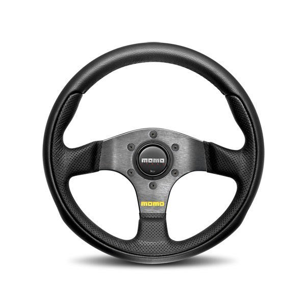 MOMO AUTOMOTIVE ACCESSORIES Team Steering Wheel Leather/Airleather Insrt MOMTEA30BK0B