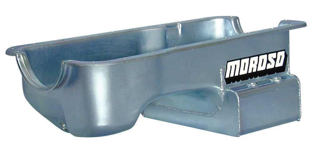 MOROSO SBF 5.0L Oil Pan w/Kick- Out Sump- 7qt. MOR20506