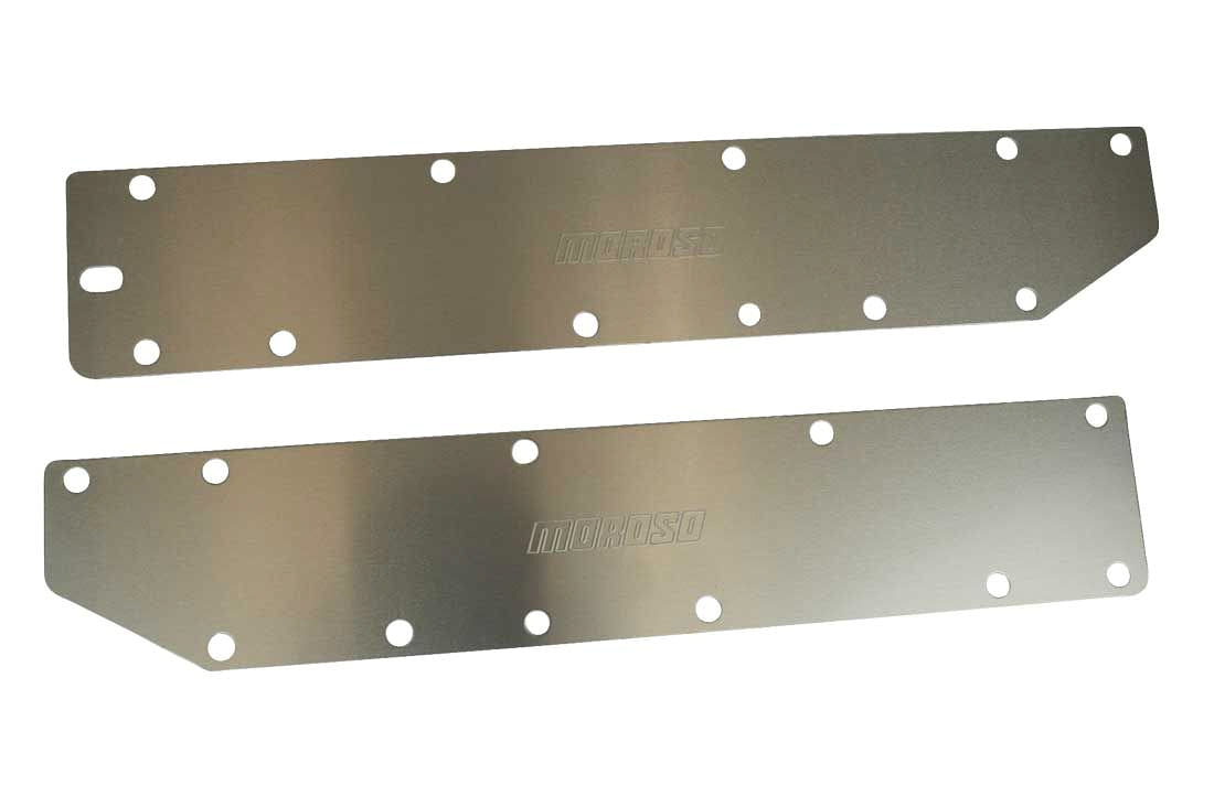 Moroso Storage Block Off Exh. Plates Mopar Gen 3 Hemi MPN MOR25168 For Mopar Gen III