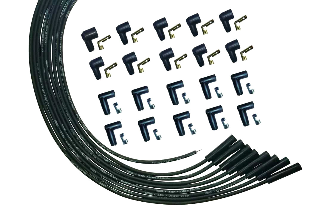 Moroso Ultra Plug Wire Set Universal V8 Black MPN MOR51000 For Universal use