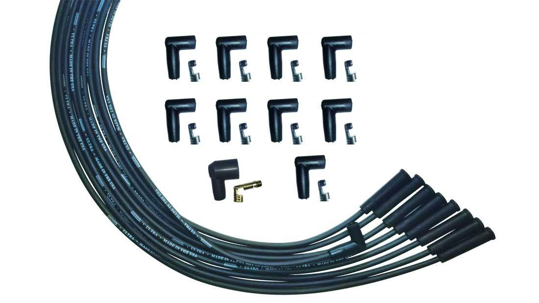 Moroso Ultra Plug Wire Set Universal V8 Black MPN MOR51001 For Universal use
