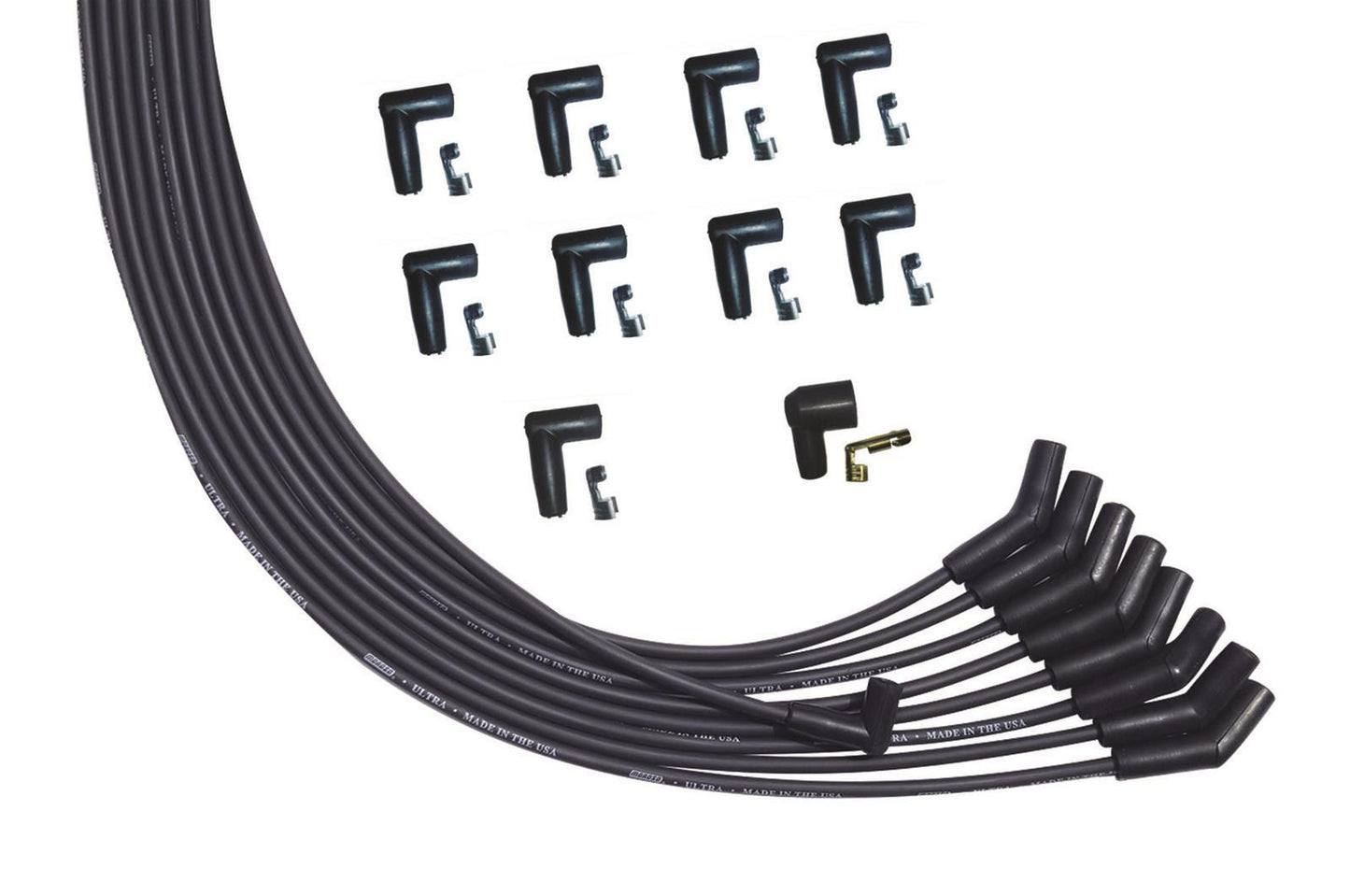 Moroso Ultra Plug Wire Set Universal V8 Black MPN MOR51009 For Universal use