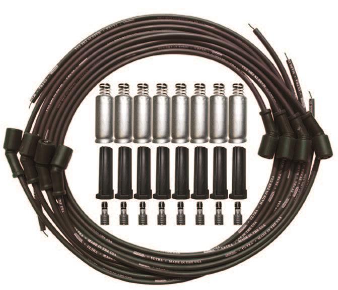 Moroso Ultra Plug Wire Set Universal GM LS Black MPN MOR51011 For GM LS-Series