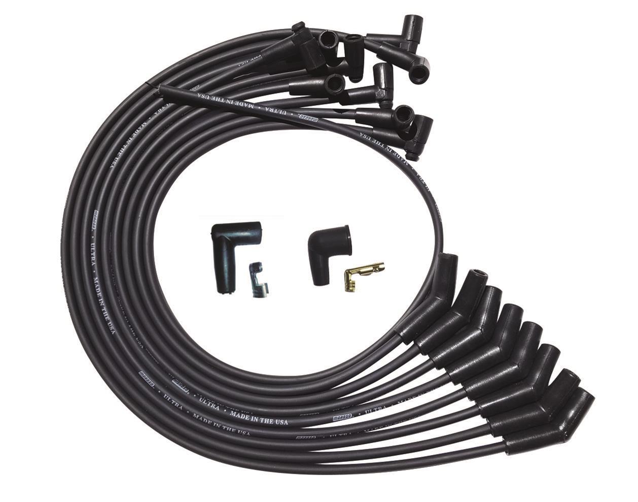 MOROSO Ultra Plug Wire Set SBC Over V/C Black MOR51027