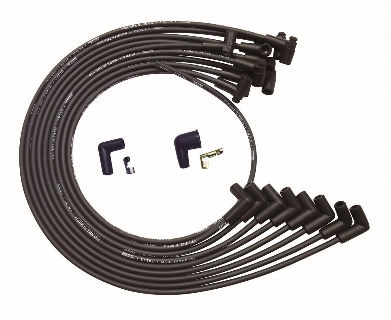 MOROSO Ultra Plug Wire Set BBC Under V/C Black MOR51043