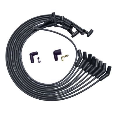 Moroso Ultra Plug Wire Set BBC Under V/C Black MPN MOR51045 For Chevy