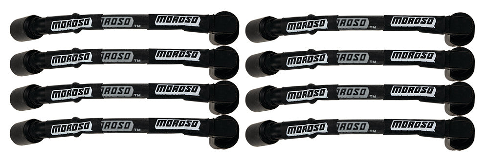 Moroso Ultra Plug Wire Set GM LS 9.75 Long Black MPN MOR51532 For GM LS-Series