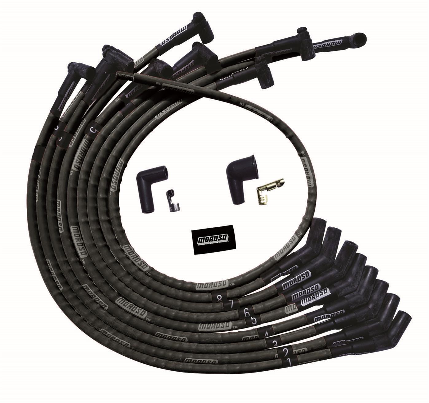 Moroso Ultra Plug Wire Set SBF 260-302 Black MPN MOR51570 For Ford