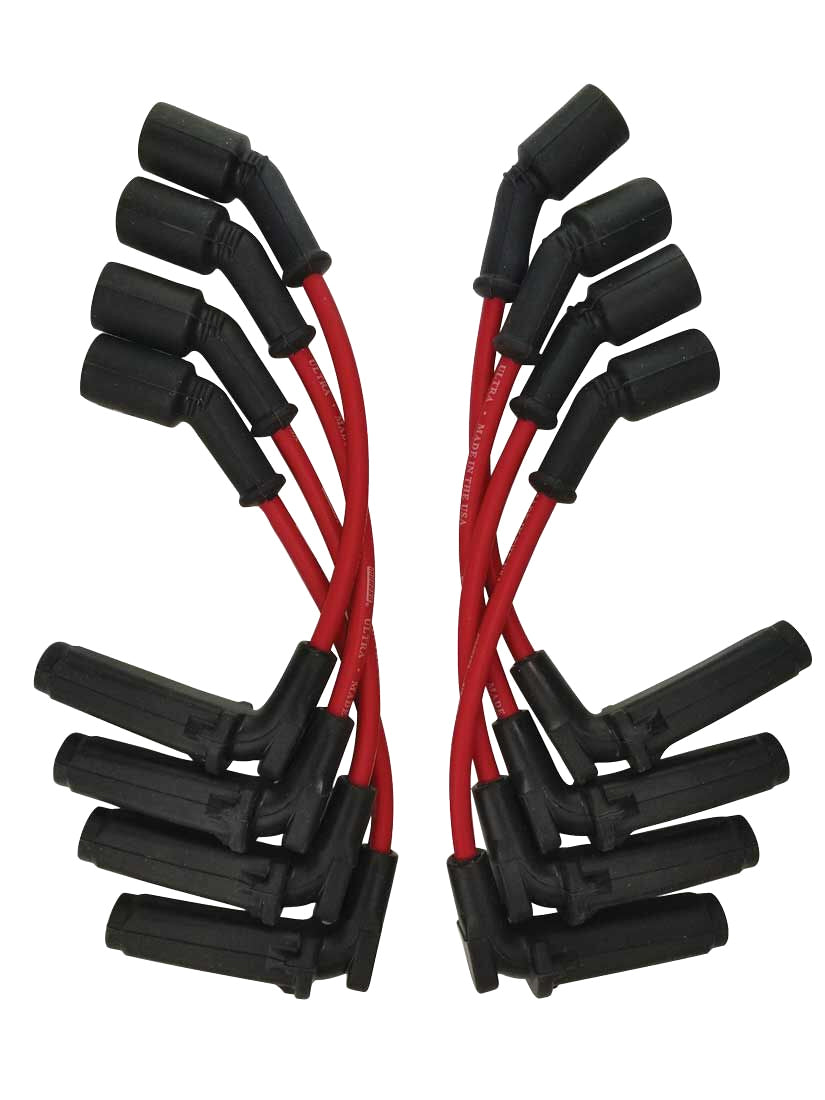 Moroso Ultra Plug Wire Set GM LS 11.0 Long Red MPN MOR52034 For GM LS-Series